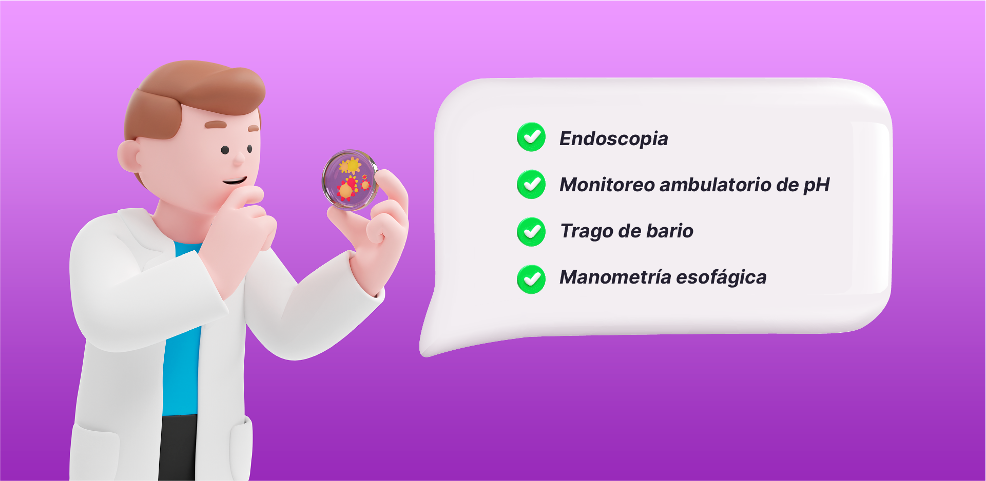 Doctor revisando a un paciente